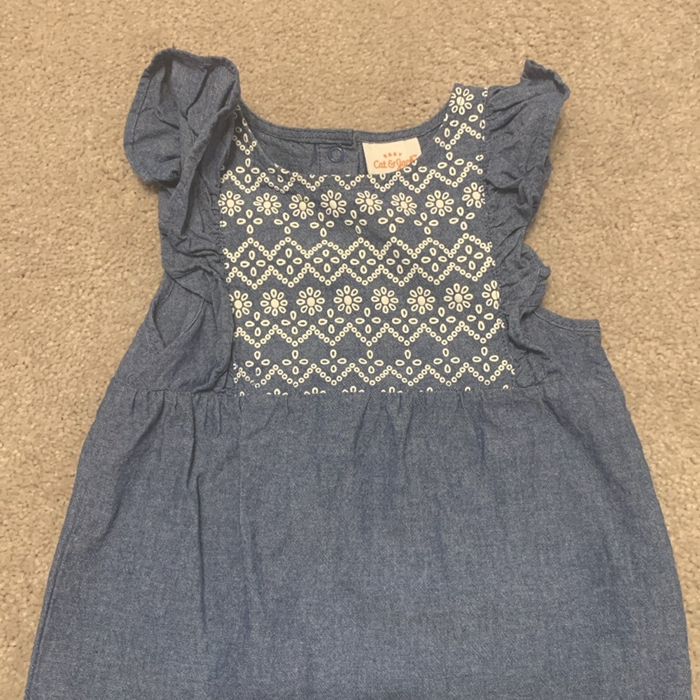 Cat & Jack Chambray Romper